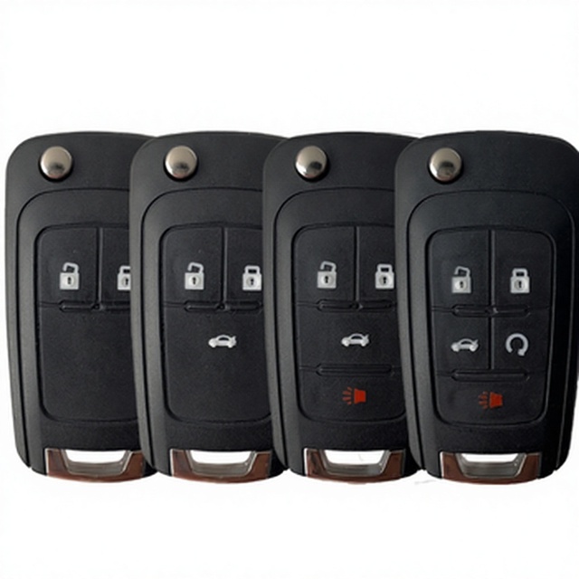 OEM LOGO Remote Flip Key Shell Case for Chevrolet Cruze Lova Camaro Impala Spark Opel Replacement Car Shell 2 3 4 5 Button