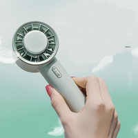 Semiconductor Fan Handheld Portable Silent BLDC Ice Compress Cooling Air Conditioner USB Mini Portable Turbo Fan Handheld