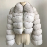 QIUCHEN 2021 hiver décontracté femmes vraie fourrure de renard chaud manteau fourrure de raton laveur veste surdimensionné manteaux courts pour dames QC19021