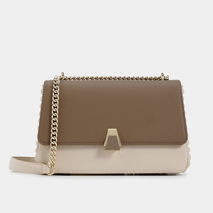 CHRISBELLA Wholesale Women PU Leather Chain Crossbody <strong>Bag</strong> New Fashion <strong>Patchwork</strong> Design Chain Ladies Shoulder <strong>Bag</strong> for Women 2026 - Product Image 1