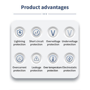 Cargador de coche eléctrico portátil tipo 2 cargador de CA Ev para el hogar 7Kw corriente ajustable 8A 10A 13A 16A 32A estación de carga de coche móvil - Product Image 5