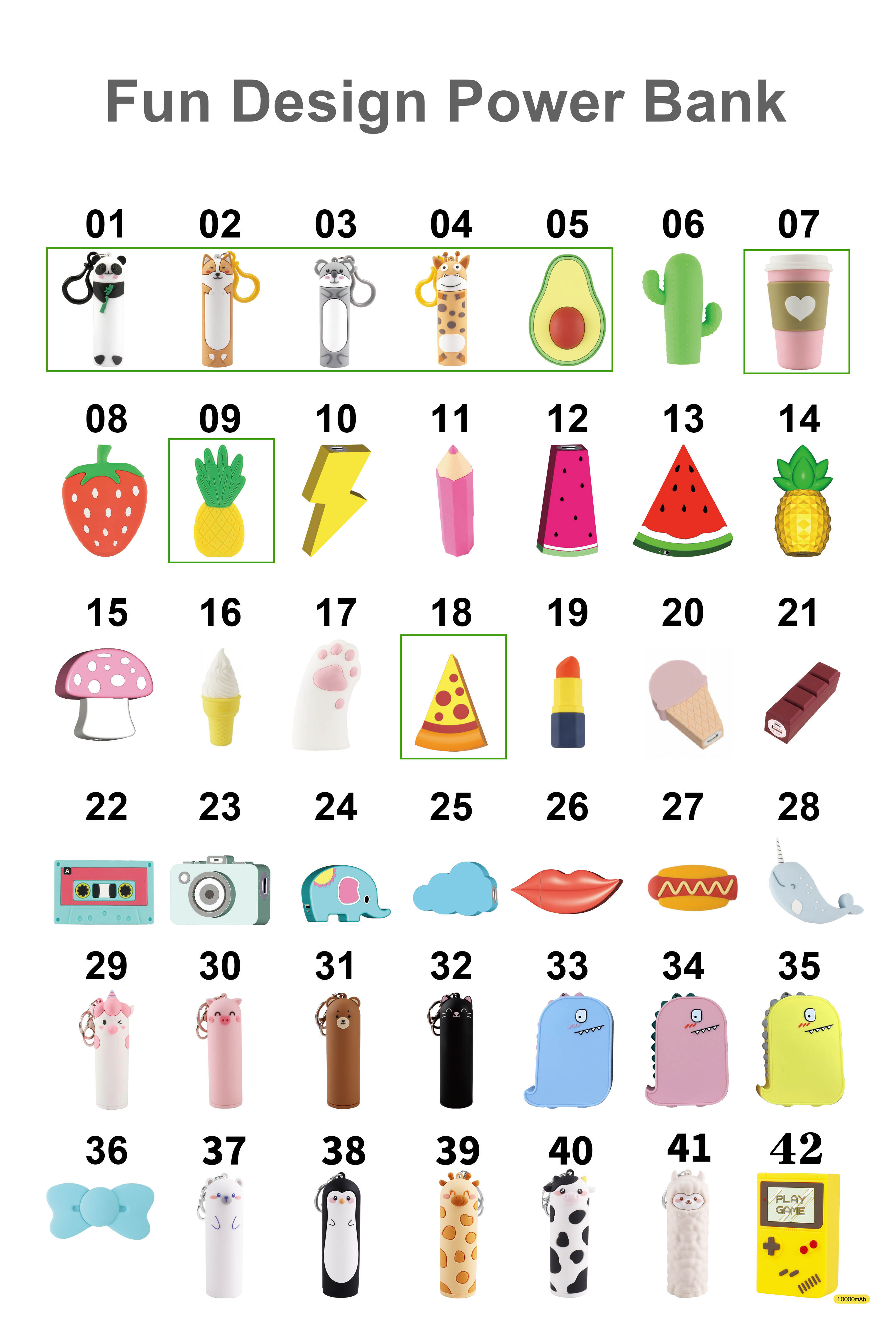 Multi Design Power Bank