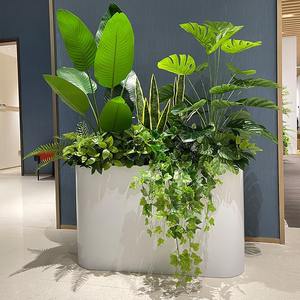 Plante verte artificielle haute simulation : Tortue de mer, Palmier Areca, Nandina courante, pour jardinière paysagère - Étanche, Décoration Saint-Valentin et Pâques - Product Image 1