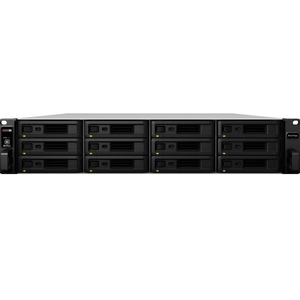 Servidor de Almacenamiento NAS RackStation Rx1217 RX1217RP, 12 Ranuras para Discos Duros, CPU de Cuatro Núcleos con AES-NI y 8 GB (hasta 64 GB) DDR4 ECC UDIMM - Product Image 1