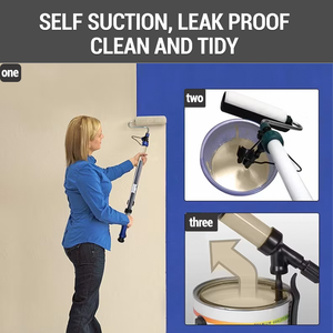 <span class=keywords><strong>Rullo</strong></span> per Pittura Autoinnescante per Pareti e Soffitti, Strumento per Applicazione Uniforme e Pulita di <span class=keywords><strong>Vernice</strong></span>, Attrezzo per Ristrutturazioni - Product Image 2