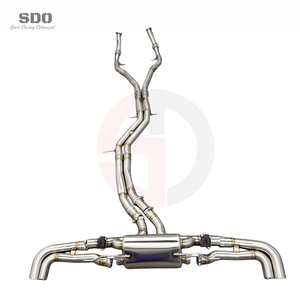 ระบบท่อไอเสีย SD T304 แบบ Front Pipe และ Catback สำหรับ <span class=keywords><strong>Audi</strong></span> RSQ8 4.0T ปี 2020-2026 พร้อมวาล์วควบคุมเสียงแบบ Valvetronic และท่อเก็บเสียง - Product Image 2