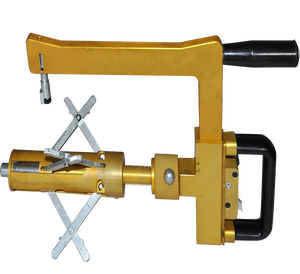 Grattoir rotatif pour tuyaux en plastique de 110 à 400 mm pour eau/gaz/huile, tuyaux PE/PVC/HDPE - Product Image 2