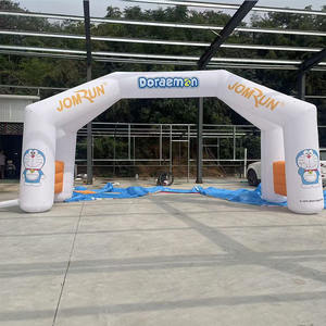 مصنع في المخزون في الهواء الطلق ماراثون الاحتفال نفخ الشعار الأقواس عبر الحدود الإعلان قوس قزح بوابات الهواء نماذج - Product Image 2