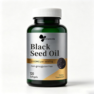 Capsules de gel mou de haute qualité à l'huile de nigelle, marque privée personnalisée, 60 unités, complément bien-être pour la santé capillaire des adultes - Product Image 1