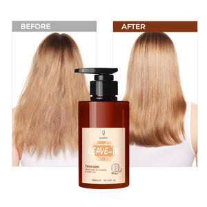 Qquaker Private Label Après-shampoing sans rinçage Ph 6 Kératine Collagène Hydratant organique sans rinçage pour cheveux bouclés - Product Image 3