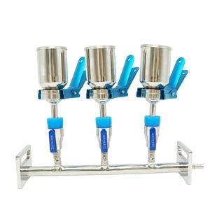 LH laboratoires 3 branches entonnoirs en acier inoxydable, collecteurs <span class=keywords><strong>Filtration</strong></span> <span class=keywords><strong>sous</strong></span> <span class=keywords><strong>vide</strong></span> - Product Image 1