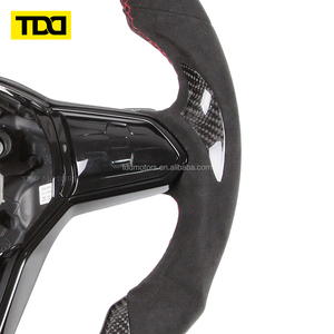 Volant en fibre de carbone TDD Premium Upgrade compatible avec Volkswagen Golf 8 GTI MK8 Tiguan L Passat Tiguan GTI R GTE GTS - Product Image 3