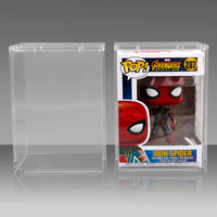 Boîte de rangement Funko Pop en acrylique magnétique de 4 pouces empilable, étui de protection transparent pour figurines en vinyle avec protection UV