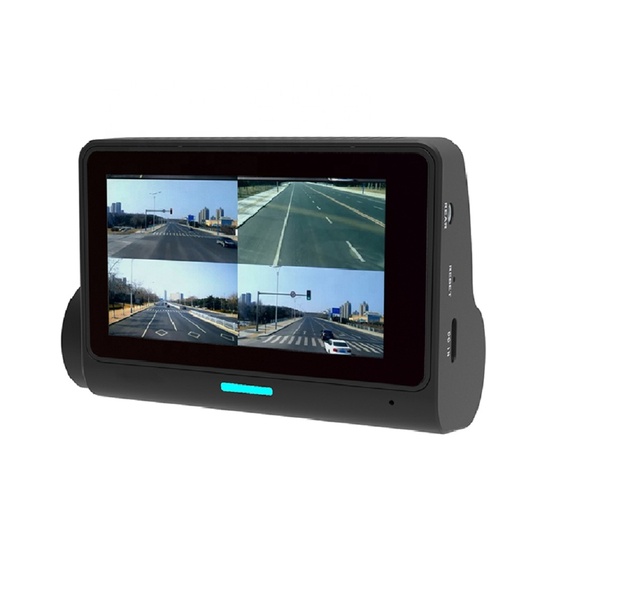 360 Degree Panoramic Dual Lens Dash Cam with Built-in GPS 3 Inch Car DVR 1080P Front/Rear Recording 1 Year Warranty