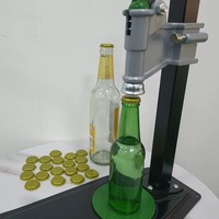 Capsuleuse manuelle Crown pour bière, machine à capsuler les bouteilles en verre de soda, machine à sceller les bouteilles de vin, pliable
