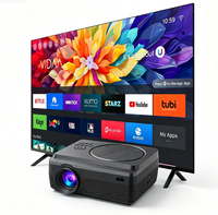 Mini projecteur vidéo LED H96 Max PJ-X6 Android 11, intelligent, portable, 4K 1080P, home cinéma