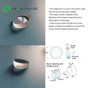 Vidrio Óptico FELIX, Sílice Fundida UV JGS1/ Serie Coring 7980, Prismas o Ventanas de Cuña - Product Image 3