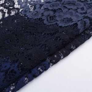 Modası elbise için yüksek kaliteli Tricolor dantel pamuk naylon çiçekli dantel kumaş - Product Image 6