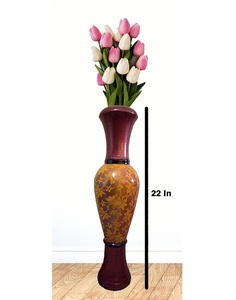 Jarrones artesanales de madera para decoración del hogar y la Oficina - Product Image 1