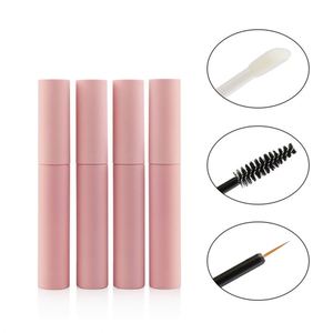 Cilindro largo Rosa tubo de máscara de pestañas delineador de ojos tubo Mascara de tubo con tapa de cepillo - Product Image 2