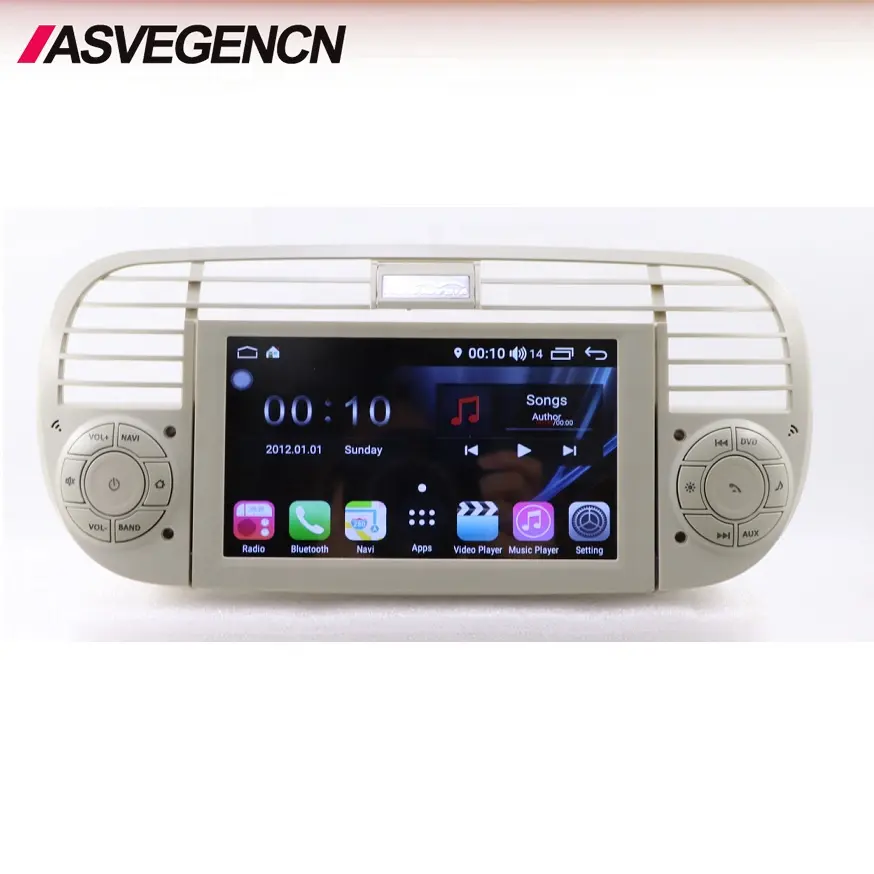 Groothandel Android 8.1 Auto Audio Systeem Voor Fiat 500 Auto Dvd Multimedia Speler Met Playstore Bt Wifi Gps