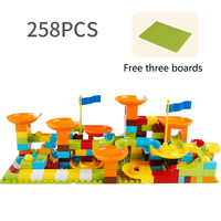 Juego de bloques de construcción de laberinto para niños, juego educativo de construcción con bolas, canicas