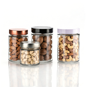 Bocal en verre haut de 500 ml, 720 ml, 1000 ml avec couvercle à visser pour le stockage de cornichons et de sauces - Product Image 2