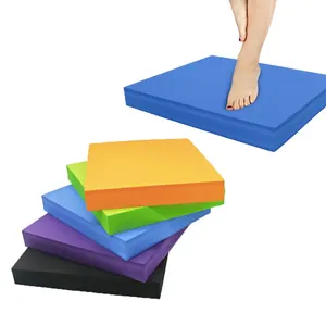 Ad alta resilienza eco-friendly Fitness Tpe schiuma Yoga equilibrio Pad di alta qualità materiale PC Orange cuscino sport all'ingrosso