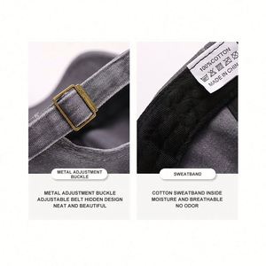 Usa Man'S <b>Plain</b> Distressed Suede Stain Football Sports Silk Custom <b>Caps</b> Logo Hats Baseball <b>Cap</b> for Men - Product Image 3