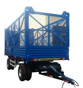 Self Loading Farm Wagon Trailer For Grain Hay 4 Wheels