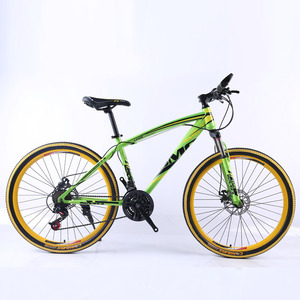 Vélo de montagne 26 pouces avec fourche à suspension en alliage d'aluminium, multi-vitesses, tout-terrain, pour adultes - Product Image 4