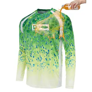 Fishing Wear Hot Selling Products UV Resistant Quick Drying Long Sleeve Fishing Shirts Men