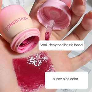 OEM ODM Maquillage pénétrant comme la glace, anti-adhésif, série pudding HERORANGE, biberon, gelée pour les lèvres, teinte - Product Image 4