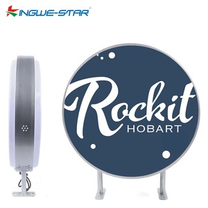 ป้ายไฟวงกลมอะคริลิคสองด้านแบบ LED สำหรับโฆษณา - Product Image 2
