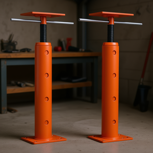 Cric de levage télescopique en acier 19-36 pouces, capacité 18000 lbs, cric hydraulique manuel pour garage et levage de véhicules - Product Image 2