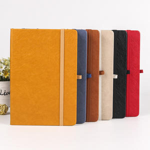 Fournitures scolaires personnalisées sur mesure, agenda A5, journal, carnet avec couverture en cuir PU, avec bande élastique - Product Image 1