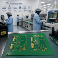 Layanan Turnkey Prototipe Bahan Rogers Papan PCB PCBA File Bom Gerber OEM Finishing Permukaan ENIG Perisai RF/EMI Smt DIP PCB