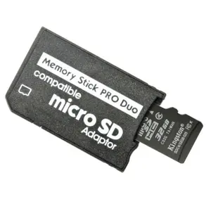 Gute Qualität für PSP Adapter Converter Micro SD TF zu MS Memory Stick Pro Duo-Karte Speicher karten hülle