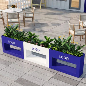 Grand pot de fleurs moderne en métal pour jardin personnalisé en acier <span class=keywords><strong>corten</strong></span> plateaux pour pots de fleurs d'extérieur pour parterres de fleurs - Product Image 6