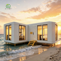 Casa Modular Moderna de Aluminio, Resistente a Huracanes, Grado Marino, Anticorrosión, Tipo Cápsula Espacial