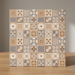Carreaux de sol en céramique antidérapants de style marocain rustique, 12x12 pouces, imprimés numériquement avec un motif onyx, qualité d'exportation - Product Image 5