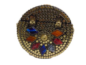 Embellished Classic Clutch Handmade Brass Metal Purse Clutch Evening Bag - Product Image 4