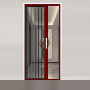 <span class=keywords><strong>Puerta</strong></span> plegable de malla de diamante, riel dorado, bloqueo antirrobo, <span class=keywords><strong>antimosquitos</strong></span>, antigatos, <span class=keywords><strong>puerta</strong></span> corredera Invisible de acero inoxidable para perros - Product Image 1