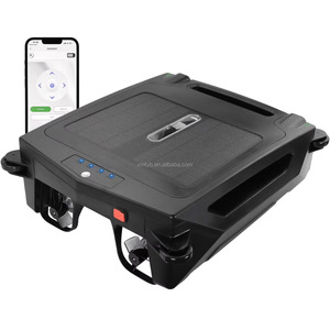 Năng lượng mặt trời Powered Robot hồ bơi bề mặt Skimmer Cleaner app điều khiển kép sạc tự động hồ bơi chân không công cụ & phụ kiện - Product Image 1