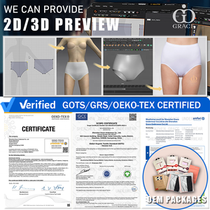 Culotte périodique 4 couches, taille basse, sans PFAS, étanche, <span class=keywords><strong>slip</strong></span> <span class=keywords><strong>de</strong></span> <span class=keywords><strong>bain</strong></span>, maillot <span class=keywords><strong>de</strong></span> <span class=keywords><strong>bain</strong></span>, culotte menstruelle, sous-vêtements - Product Image 6