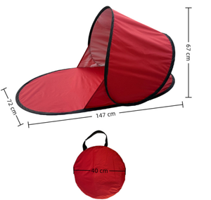 Tente pop-up pour une personne, légère, installation instantanée, protection UV, abri solaire de plage, portable, pliable, tente de camping en plein air - Product Image 6
