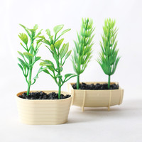 Miniature plante verte nordique en pot, accessoire de jardin pour maison de poupée, simulation de bonsaï, décor de scène OB11, mini-meuble, cadeau
