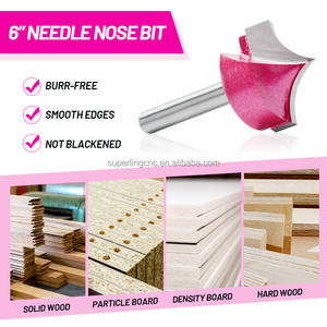 Fraise <span class=keywords><strong>à</strong></span> queue pointue personnalisée Tideway pour CNC, fraise de fraisage CNC de 6 mm pour machine <span class=keywords><strong>à</strong></span> bois - Product Image 5