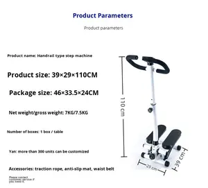 Mini stepper <span class=keywords><strong>d</strong></span>'exercice cardiovasculaire silencieux avec moniteur, idéal pour la maison, Air Walker, pour exercices assis, meilleur <span class=keywords><strong>prix</strong></span> OEM, en vente - Product Image 4