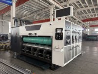 Mesin Cetak Slotter Die-cutter Karton 3 Warna Otomatis Penuh, Penjualan Langsung Pabrik